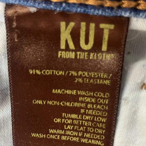 Kut from the Kloth “Fab ab high rise skinny” Blue Women's Jeans size 14 #713 - Picture 11 of 11